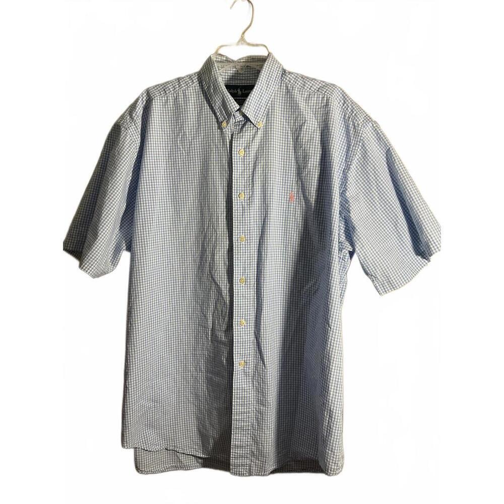Ralph Lauren Short Sleeve Gingham Shirt XL